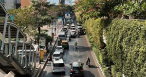 Tráfico entre el aeropuerto de Tocumen y la Ciudad de Panamá durante una escala